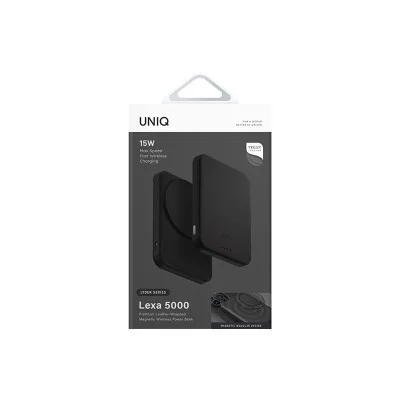 Uniq Lyden Lexa 5000Mah Magnetic Fast Wireless Usb-C Pd Power Bank - Dallas Black